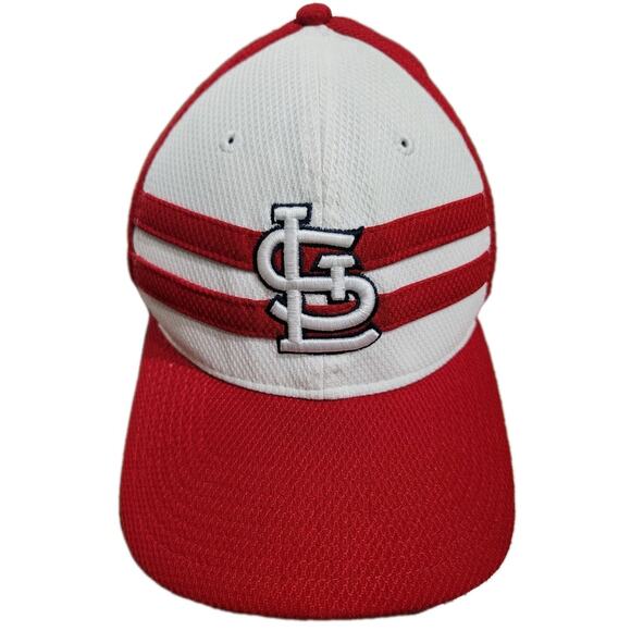 New Era Other - St. Louis Cardinals New Era 39THIRTY Stretch Fit Hat - Red/White Striped